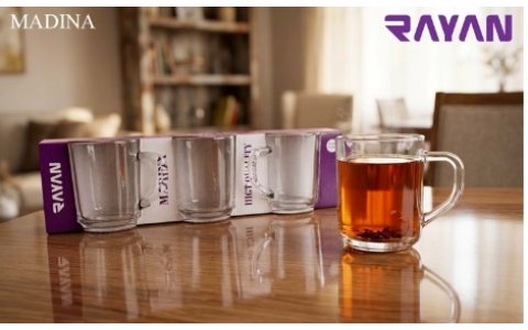 RAYAN➡️ 3LU⬅️ *215ML*MADINA KULPLU BARDAK**16