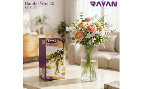 RAYAN BAMBO WAY➡️ 20CM⬅️ SILINDIR VAZO**12