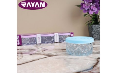 RAYAN SANA 3LÜ*➡️170ML*➡️ KAPAKLI KASE***16