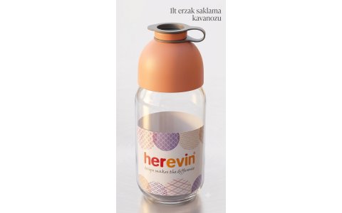 HEREVIN 1LT ERZAK KAVANOZU(SEFTALI)*12