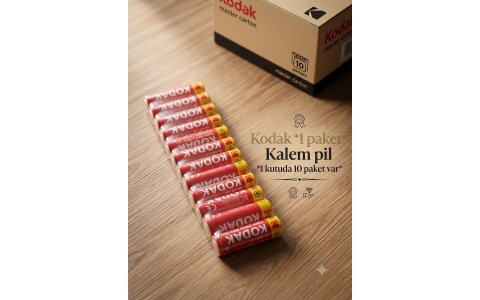 KODAK *➡️1PAKET ⬅️*KALEM PIL(1 KUTUDA 10 PAKET VAR)**1