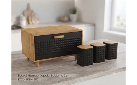 ACERO ELEGANT BAMBU KAPAKLI SAKLAMA SETI**4