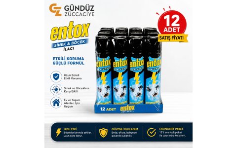 ENTOX*12LI* SINEK ILACI 300ML*4