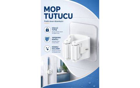 ENFA YAPISKANLI MOP TUTUCU**1