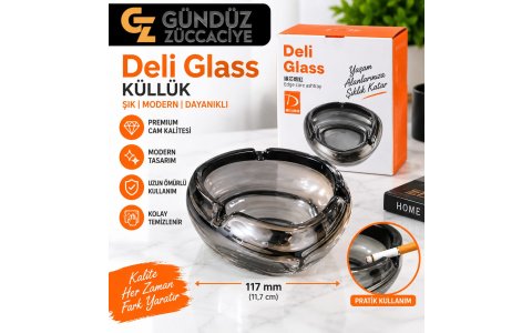 VIDREX ↔️TYG1207↔️ ÜÇGEN SEDEFLI CAM KÜLLÜK(10*6CM)**24