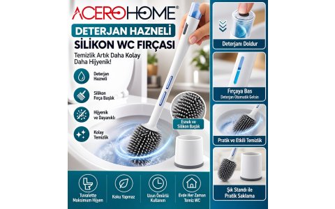 ACERO ➡️DETERJAN HAZNELI⬅️ SILIKON WC FIRÇA***12