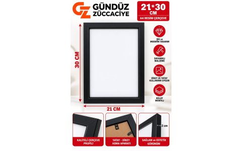 A4 RESIM ÇERÇEVE➡️21*30CM⬅️**25