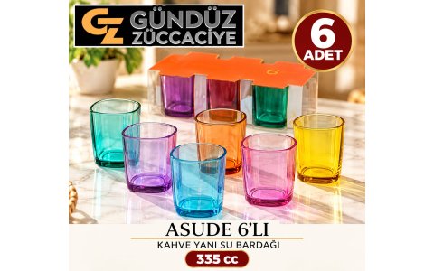 SIGMA ASUDE ➡️6LI⬅️ KOMPLE RENKLI BARDAK**12