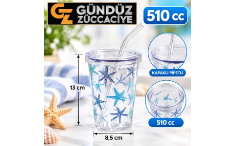 SIGMA➡️TEKLI⬅️42250 CAM PIPETLI BARDAK (570CC)***12