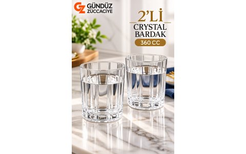 SIGMA LUXE ➡️2LI⬅️ CRYSTAL BARDAK 360CC**16