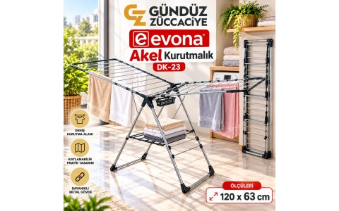 EVONA AKEL KURUTMALIK↔️(120*63CM)↔️**5