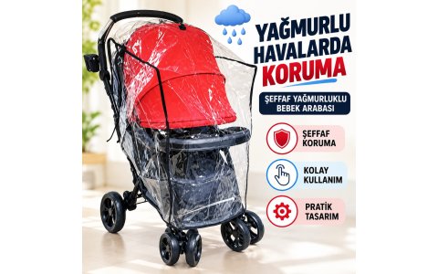 NURTEKS BEBEK ARABASI YAĞMURLUK**1