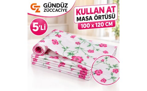 NURTEKS ➡️5LI⬅️KULLAN AT MASA ÖRTÜSÜ (100*120)***35