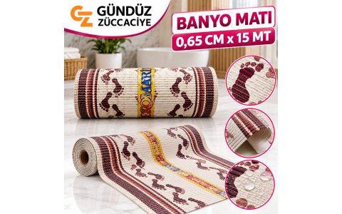 NURTEKS ➡️0,65CM*15MT⬅️ BANYO MATI***1
