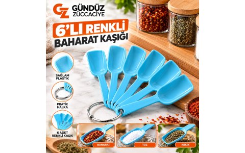 SUN PLAS ➡️6LI⬅️ RENKLI BAHARAT KASIGI**60