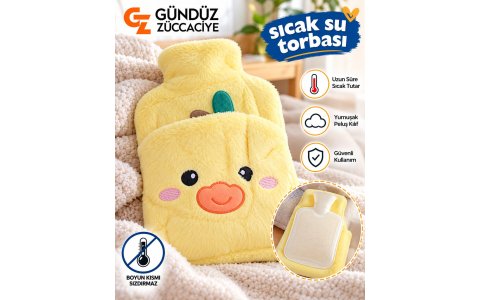 ENFA BÜYÜK PELUSLU SICAK SU TORBASI ➡️2000ML⬅️**60