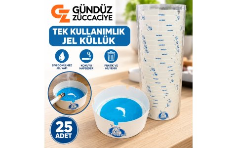 ENFA➡️25LI⬅️TEK KULLANIMLIK JEL KÜLLÜK**30