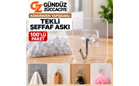 KENDINDEN YAPISKANLI➡️TEKLI⬅️SEFFAF ASKI***100