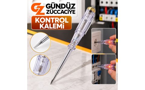 ASEL➡️TEKLI⬅️KLEMSE UÇLU KONTROL KALEMI ((110*250VOLT))***24