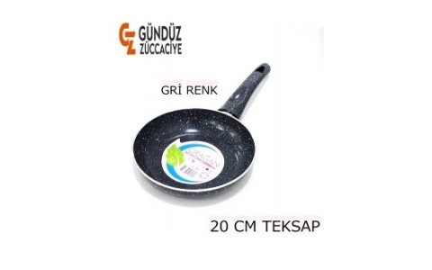 ÇIRAGAN 20CM GRI GRANIT TEKSAP TAVA (KOLİ İÇİ:12)