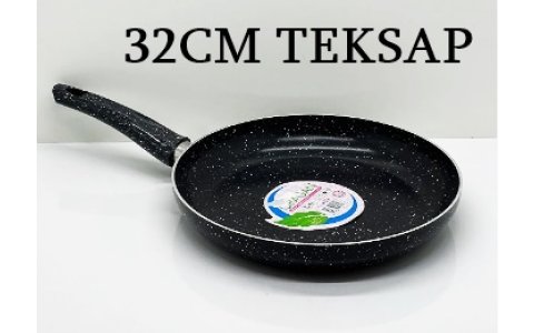 ÇIRAGAN 32CM TEKSAP GRI GRANIT TAVA*12