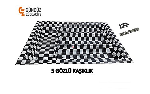 ÇELIK AYNA TINY DAMA DES 5GÖZLÜ KASIKLIK(30*36)**25