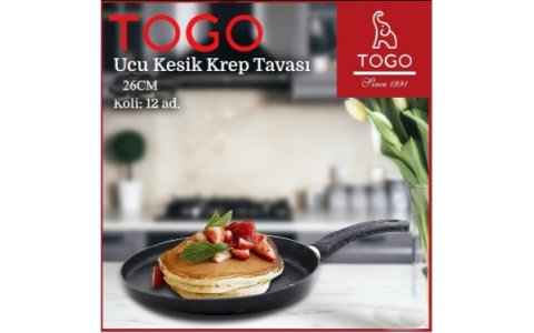 TOGO 26CM UCU KESIK KREP TAVASI*50