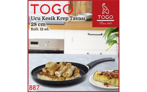 TOGO 28CM UCU KESIK KREP TAVASI*35