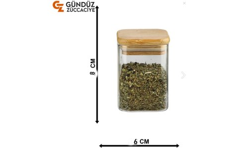 TOGO BAMBU KAPAK TERMISIL KAVANOZ(6*8CM)**200