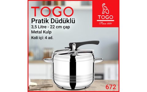 TOGO PRATIK 3,5 LT DÜDÜKLÜ TENCERE*4