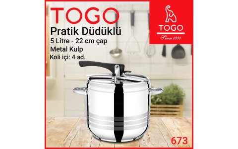 TOGO PRATIK 5LT DÜDÜKLÜ TENCERE*4