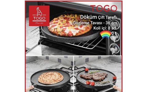 TOGO DOKUM ÇIFT TARAFLI GÖZLEME TAVASI*8