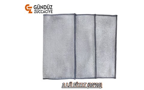 SIHIRLI METAL ÇIFT TARAFLI*3LÜ* BEZ (30*30)**1