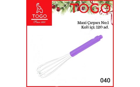 TOGO PLASTIK SAPLI ÇIRPICI 1NO*120