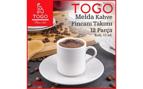 TOGO MELDA 6LI KAHVE FINCAN TAKIMI*12