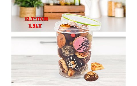 ÜÇSAN PLS 1,5LT VIDALI CONTALI SAKLAMA KABI (12,7 X 17 CM)***24