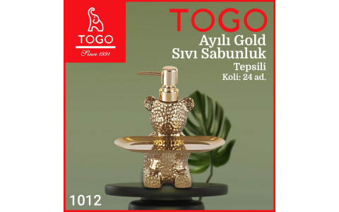 TOGO  21-G GOLD AYAKTA AYILI TEPSILI SIVI SABUNLUK**24