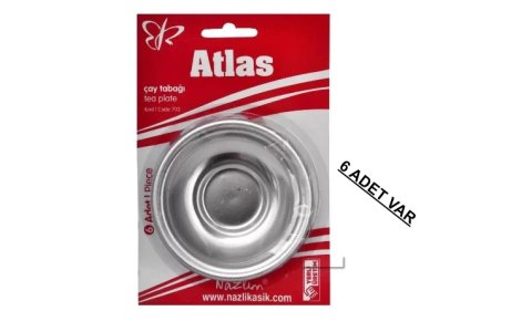 ATLAS METAL 6LI ÇAY TABAK**50