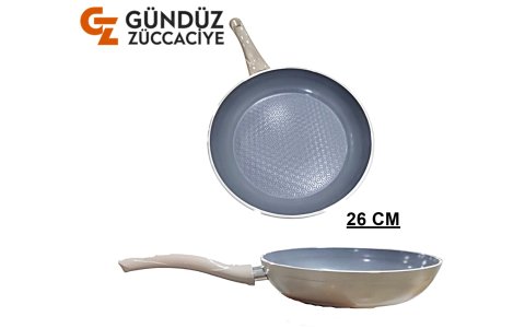 PAN-DORA KRISTAL GRANIT 26CM EZME TEK KULP TAVA (4MM)**12