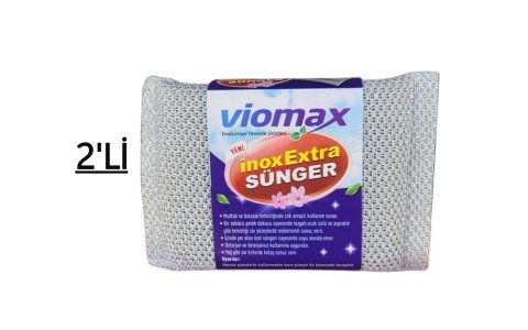 VIOMAX 2LI EXTRA INOX TEMIZLIK SÜNGERI**24