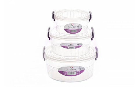 EVPLAS 3LU YUVARLAK SET (0,30-0,60-1,20LT)*48