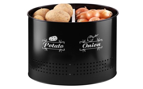 NILSAH METAL IKI BÖLMELI SIYAH PATATES&SOGAN SEPETI**1