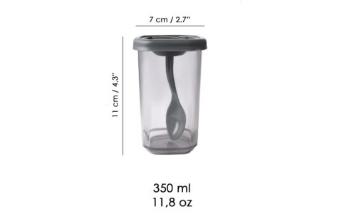 TUPPEX VISTA KENDINDEN KASIKLI BAHARATLIK 350 ML**48
