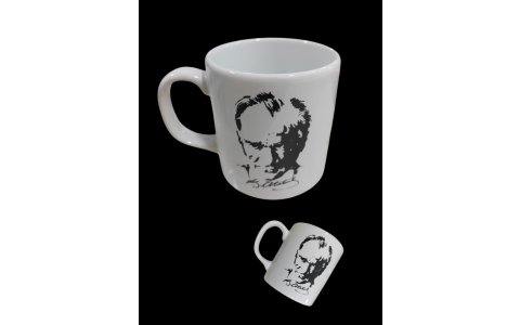 SERAMIK DÖKME ATATÜRK BASKILI KUPA **24
