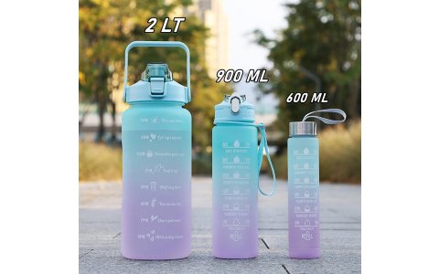 PABLITO 3LÜ MOTIVASYON MATARA(2LT+900ML+600ML)**48