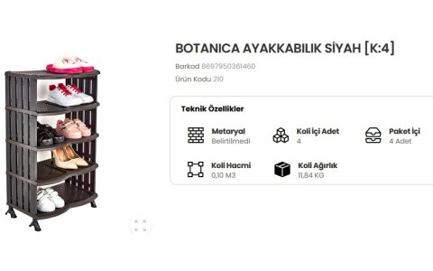 ÖZGEN BOTANICA SIYAH AYAKKABILIK*4
