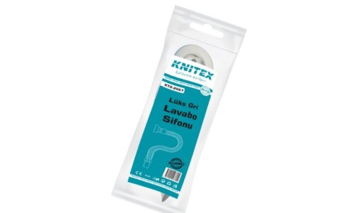 KNITEX LÜX GRI LAVABO SIFONU***150