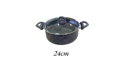 ÇIRAGAN 24CM GRI GRANIT DERIN TENCERE*8