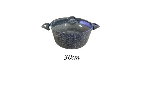 ÇIRAGAN EZME 30CM SIYAH DERIN TENCERE*8