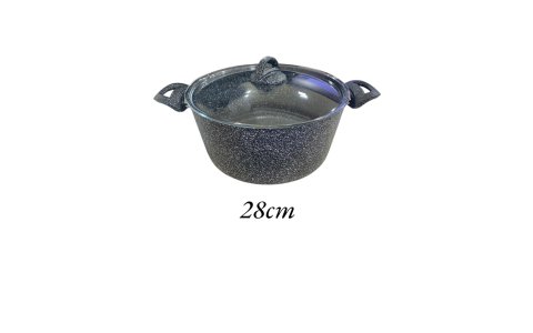 ÇIRAGAN EZME 28CM SIYAH DERIN TENCERE*8